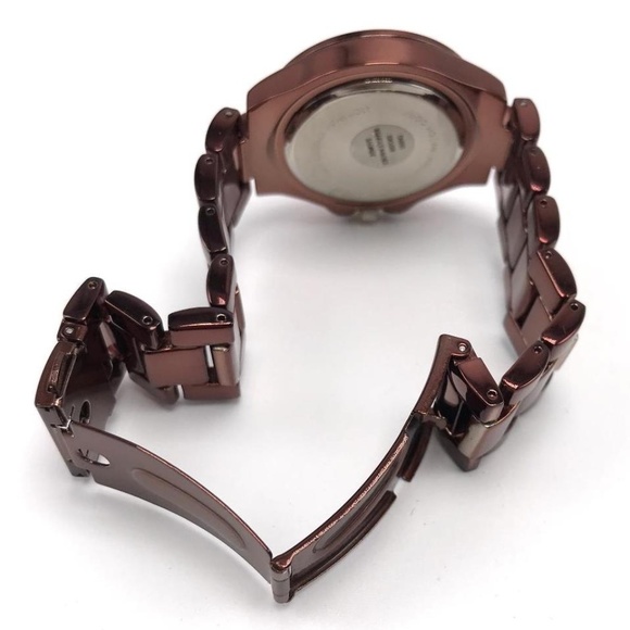 AccuTIME Women's Scoop Quartz Bracelet Watch - Picture 4 of 6